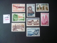 1838  TP FRANCE NEUF 1957 SERIE  N° 1124/1131 **  COTE 8,50 €