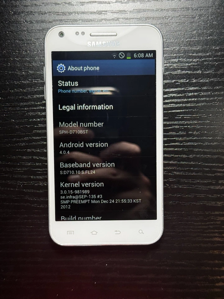 Samsung Galaxy S2 Epic 4G Touch (Boost Mobile) colecionável raro - Imagem 2 de 3