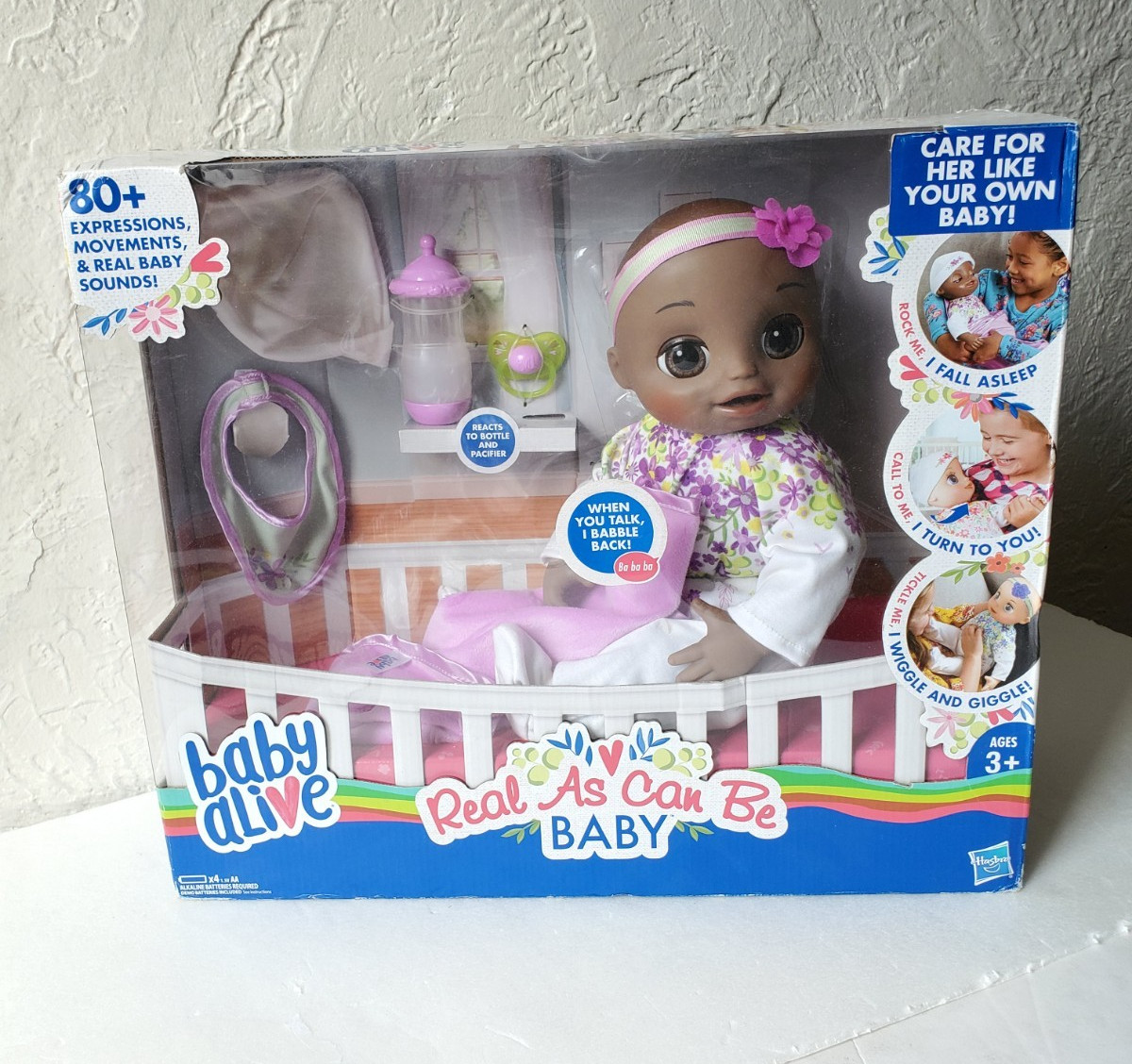 Baby Alive Real As Can Be Baby: Realistic African Doll 80+ L