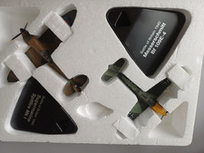 Atlas Editions Diecast 1:72 Dogfight Pair X2 Spitfire & Messerscmitt BF109