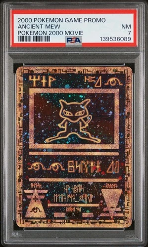 2000 POKEMON GAME MOVIE POKEMON 2000 MOVIE ANCIENT MEW PSA 7
