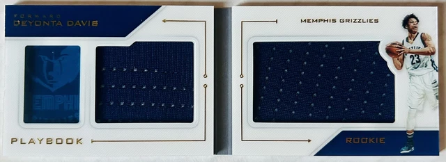 2016-17 Panini Preferred Playbook Deyonta Davis Rookie Jumbo Patch Booklet 84/99