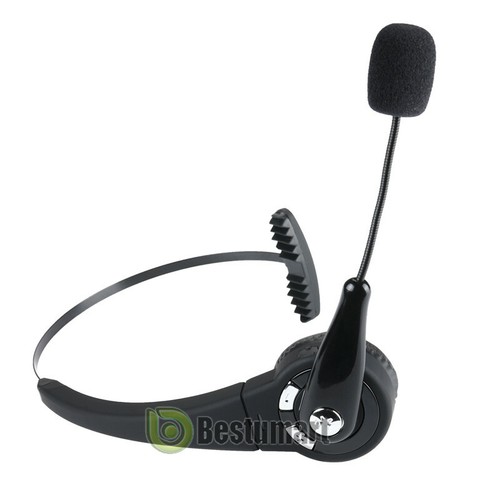 Bluetooth Wireless Noise Cancelling Clear Single Headset For Truck Driver Phone - Picture 9 of 12