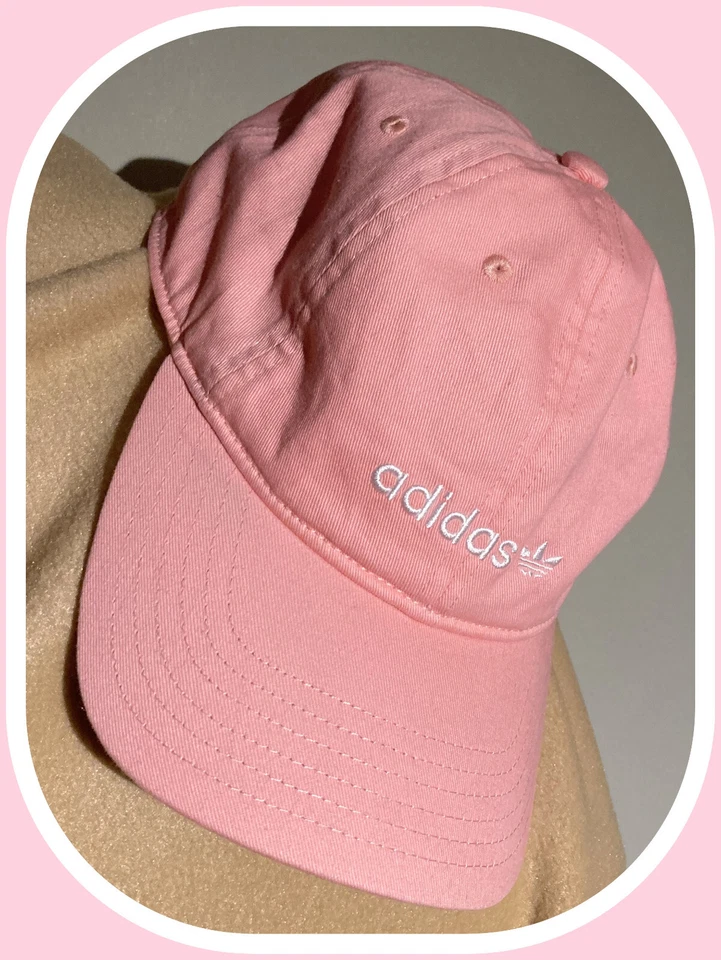 ADIDAS MUJER ROSA AJUSTABLE TALLA ÚNICA CORREA TRASERA GORRA ALGODÓN ENVÍO GRATUITO Foto 3 de 4