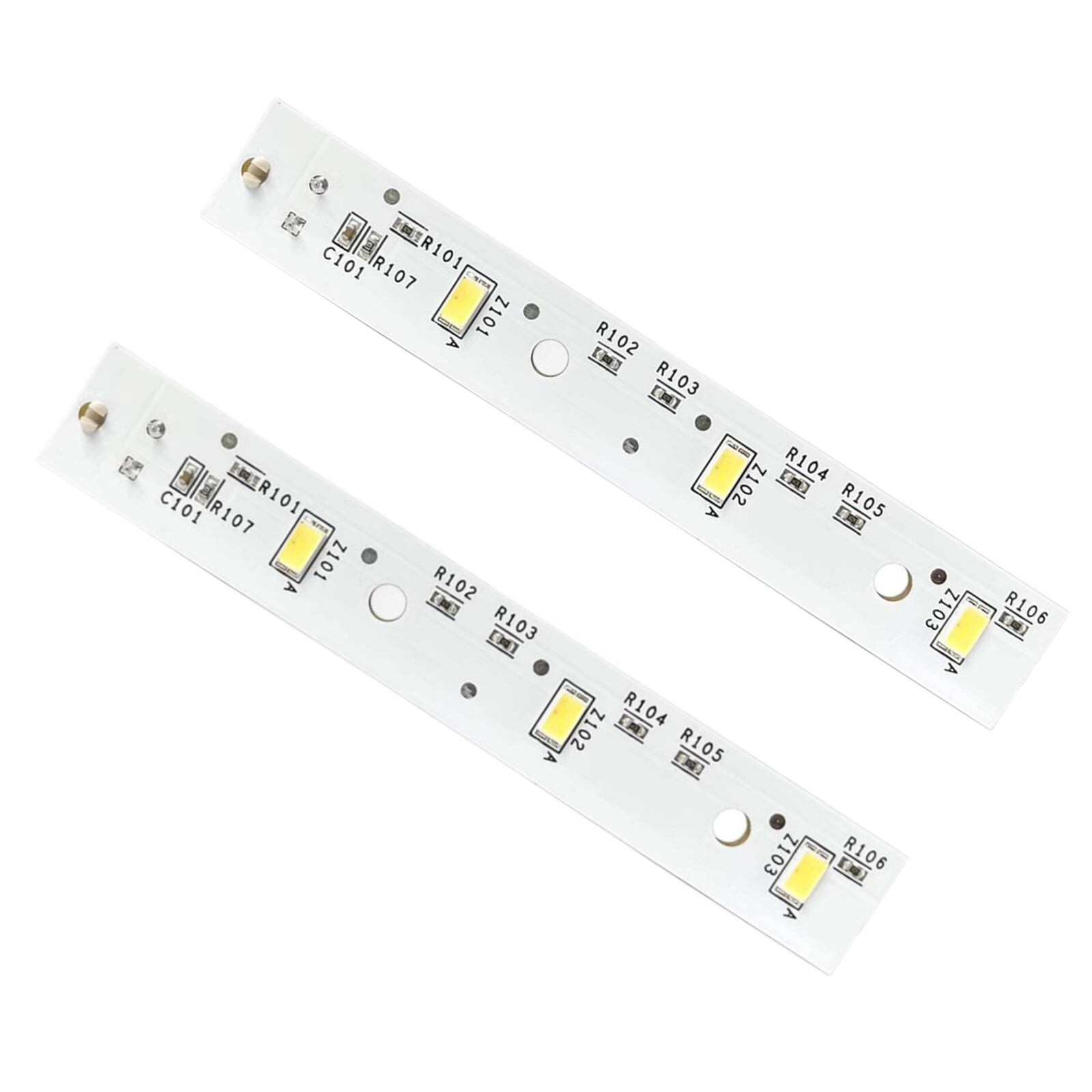 2pcs WR55X26671 Refrigerator LED Light Board for GE Machine Bulb Upgrade.