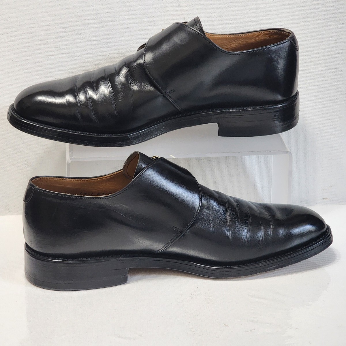Church's Monk Strap Dress Shoes Black - Men Size 10 D