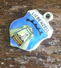 VINTAGE LIEBENZELL 830 SILVER ENAMEL SHIELD BRACELET CHARM — photo 3