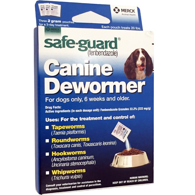 Safe Guard Fenbendazole Canine Dewormer Dogs 2 Gram (3 Packets) eBay