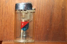 Vintage Scripto Vu-Tane Lighter Advertising East Tenn Mills Athletic Goods JC TN