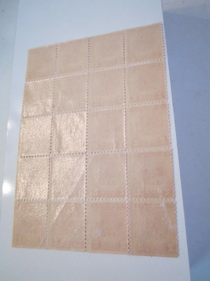 1928 U.S. STAMP SCOTT #645 TWO CENT PARTIAL STAMP SHEET OF 20 STAMPS - OFC-D - Image 4 of 4