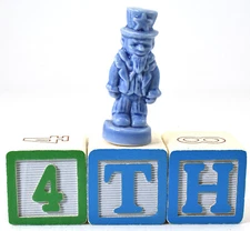 WADE UNCLE SAM JULY 4TH DECOR MONTHS AND HOLIDAYS WOOD ALPHABET 