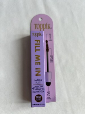 Toppik NEW Fill Me In Hairline Filler MEDIUM BROWN for Thicker Looking Hair