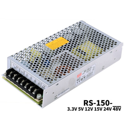 Mean Well switching power supply RS-150 W 3.3V5V12V15V24V48V transformer NES