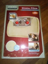 HoMedics Therapist Select ~ Rotating Massage Shiatsu Pillow with Heat Brand New