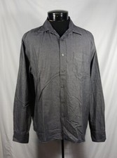 UnTuckit Shirt Gray Long Sleeve Button Men's Size Large