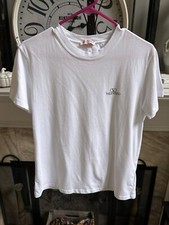 VALENTINO men's tee shirt t-shirt - white w/ logo on chest - sz M / S