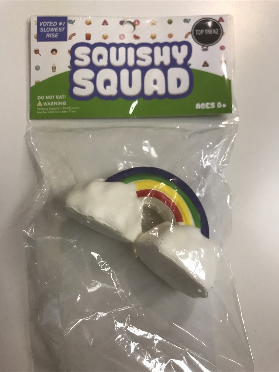 Top Trenz Rainbow Slow Rising Toy inch New