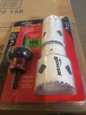 BLU-MOL 7 PCS. XTREME QUICKCORE HOLE SAW SET BRAND NEW SEALED PACKAGE