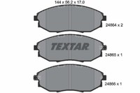 Textar 2486401 Bremsbelagsatz,Scheibenbremse FüR Chevrolet,Chevrolet ( Sgm