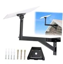 Starlink Gen 3 Wall Mount Mounting Kit - Heavy Duty Long Pipe Tube, Black