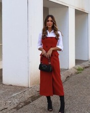 ZARA WOMAN NWT FW23 STRAPLESS POCKET DRESS ZW COLLECTION ALL SIZES 8659/707