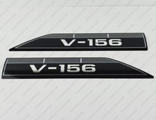 GLASTRON V-156 1973 UND HÖHER CHROM BOOT LOGO AUFKLEBER STICKER 13,5" x 2,5" ...