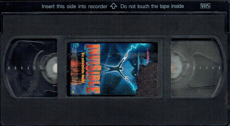 (FSK 18) VHS Videokassette - Invisible - Die unheimliche Macht - uncut Version - Bild 2 von 3