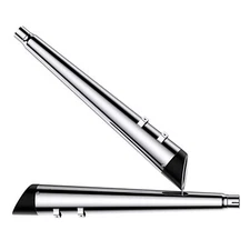 SHARKROAD 4.4"Slip On Mufflers for Harley Touring 95-16 Models Deep Nice Sound