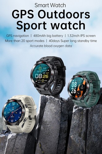 Smart Watch Men Outdoor Bracelet Blood Pressure IP68 Waterproof Smartwatch - Zdjęcie 10 z 21