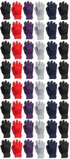 48 Pack Of Wholesale Beanies Or Gloves, Bulk Thermal Winter Hat Assorted Solid 