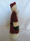 Fabric Santa with Weighted Bottom Holding Garland Between Hands — photo 4