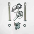 Grayston GE52S Silver Alloy Bonnet Boot Pin Kit Quick Release Rally Race