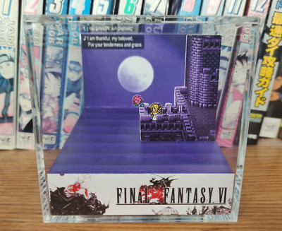 Final Fantasy VI Cele Opera Scene Handmade Diorama -Gameboy Gaming Cube-Fanart