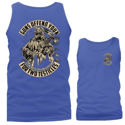Gun's Offend You? 2nd Amendment Constitution Gun Patriot Patriotic Tank Top