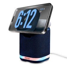 iHome Bluetooth Speaker with Wireless Charger and Color Changing Lights