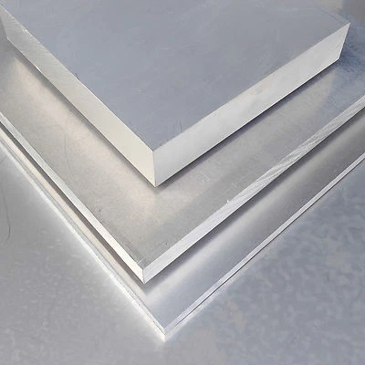 Plaque en aluminium 500x250x10mm découpée AlMg3 Alu tôle - Photo 1/2