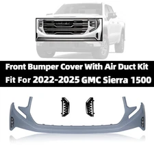 Front Bumper Cover With Air Duct Kit Fit For 2022-2025 GMC Sierra 1500 Primed