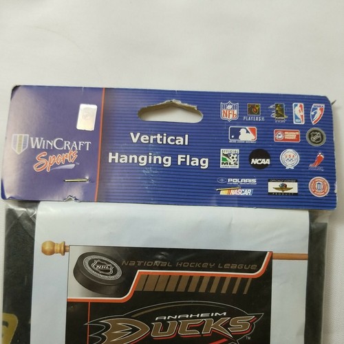 Wincraft Factory Sealed Anaheim Ducks 27"x37" Vertical Team Flag Room Decor NHL - Picture 3 of 4