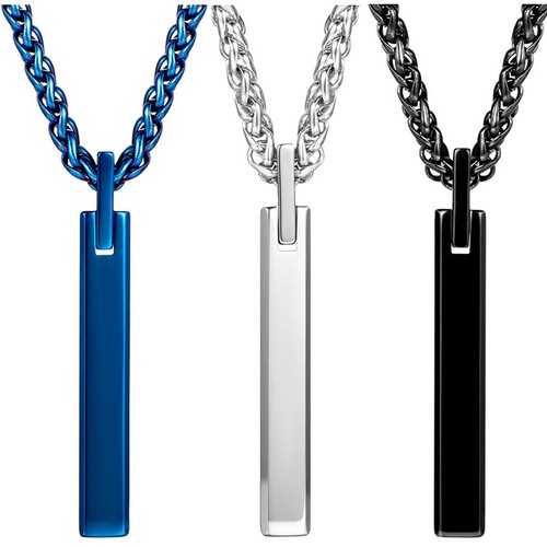 Minimal Bar Pendant Necklace | eBay