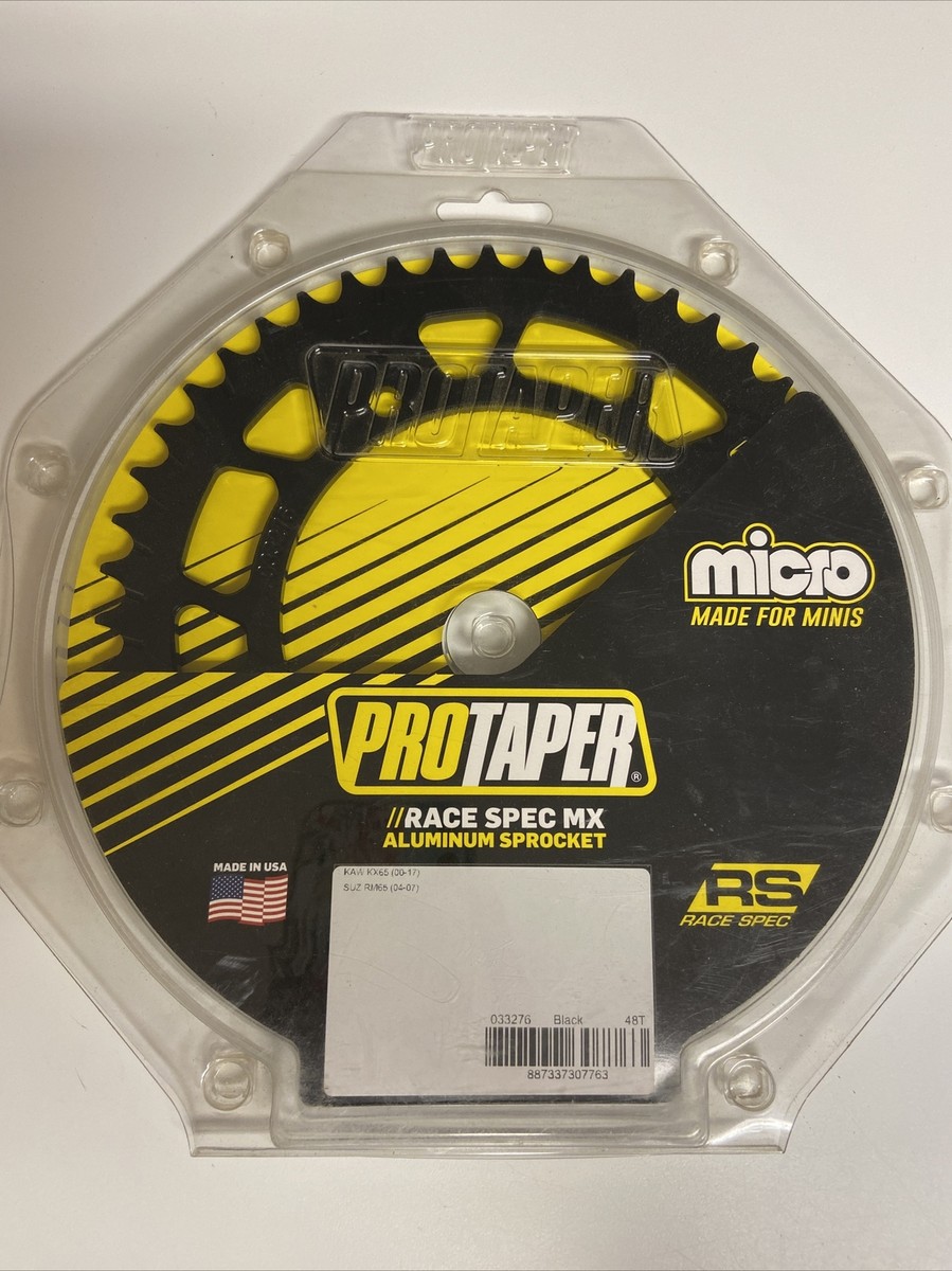 ProTaper Race Spec MX Aluminum Rear Sprocket Black 48 Tooth