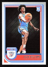 2022-23 Panini NBA Hoops Jalen Williams Rookie Card RC #242 OKC Thunder. rookie card picture