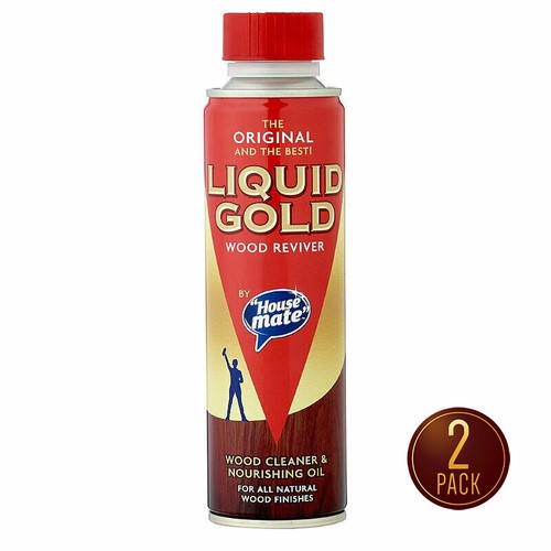 The Original Liquid Gold Wood Reviver Cleaner & Nourishing Oil 2 x