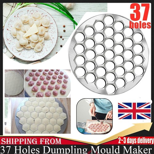 37 Holes Dumpling Mould Maker Ravioli Aluminum Mold Pelmeni Kitchen DIY Tool - Picture 2 of 13