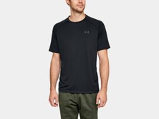 Under Armour Men's UA Tech 2.0 Short Sleeve Shirt 1326413 Black