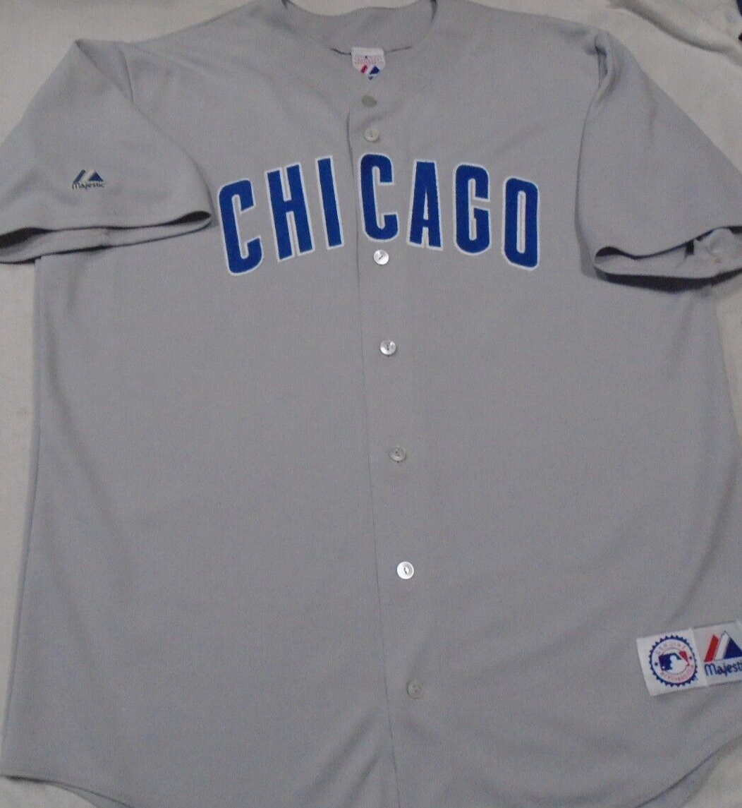 Vintage Majestic Chicago Cubs Baseball Jersey Size XL Adult Made in USA