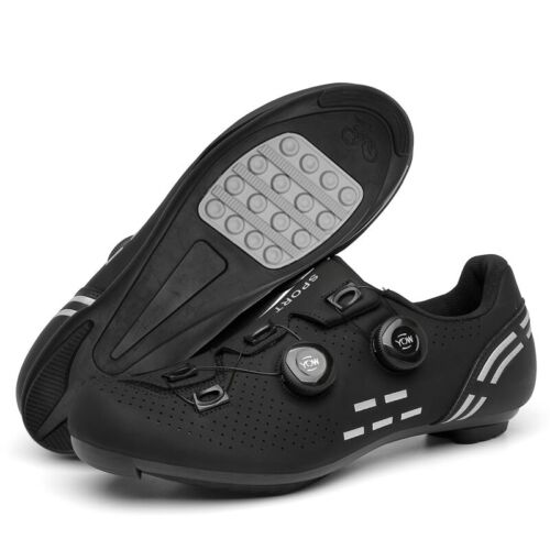 Speed Bicycle Shoes Carbon Pedals Racing Footwear Men Cycling Shoes MTB Cleats - Picture 26 of 42