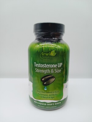 Irwin Naturals Strength & Size, 60 Liquid Softgels Exp 10/2025