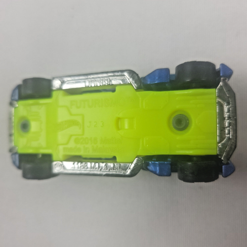 Hot Wheels HW Race Team #9 9/10 DHN89 2016 Futurismo Blu Nuovo Modello - Foto 4 di 4
