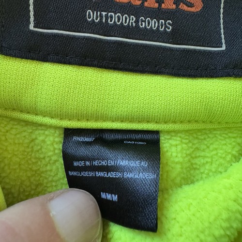 Walls Outdoor Goods Men's 3M Reflective Type R Class 2 Full Zip Hooded Size M - Picture 3 of 7