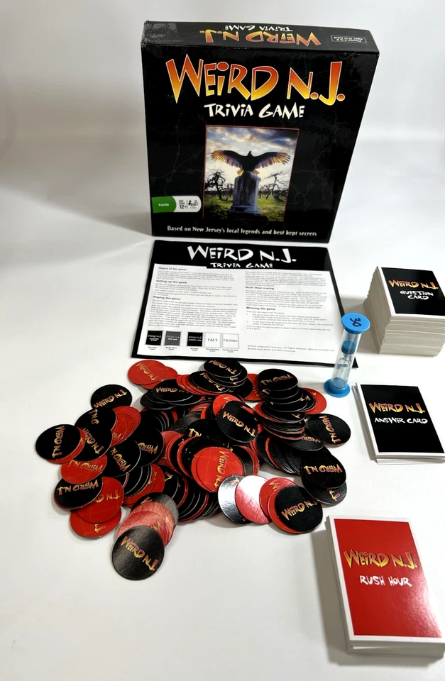 Weird N.J. Trivia Game  Complete 2009 Imagination Games - Image 4 of 4